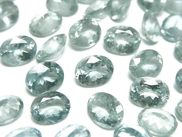 [Video] High Quality Sky Kyanite AAA Loose Stone Oval Faceted 9x7mm 1pc