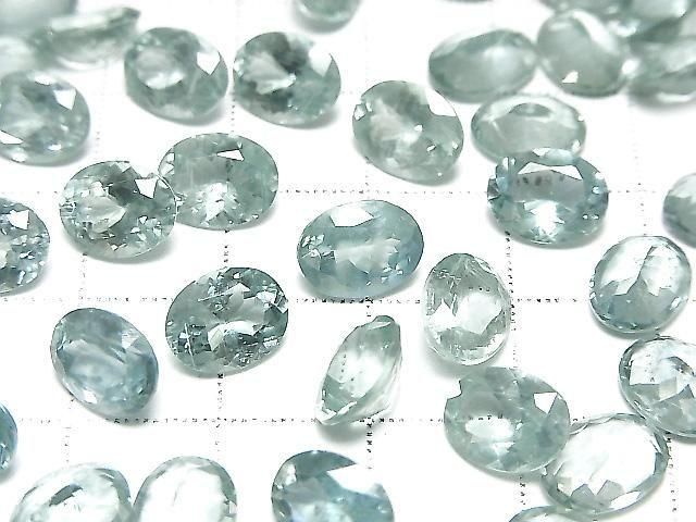 [Video] High Quality Sky Kyanite AAA Loose Stone Oval Faceted 9x7mm 1pc
