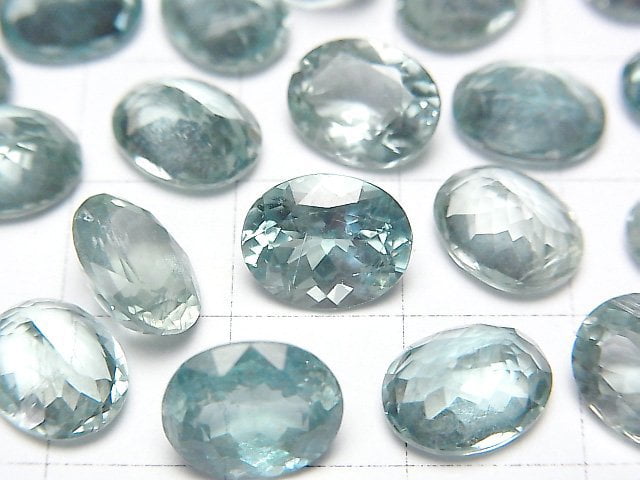 [Video] High Quality Sky Kyanite AAA Loose stone Oval Faceted 10x8mm 1pc