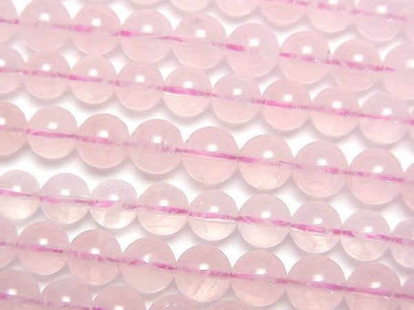 Rose Quartz, Round Gemstone Beads