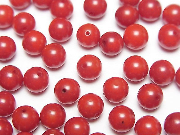 Coral, Round Natural Beads