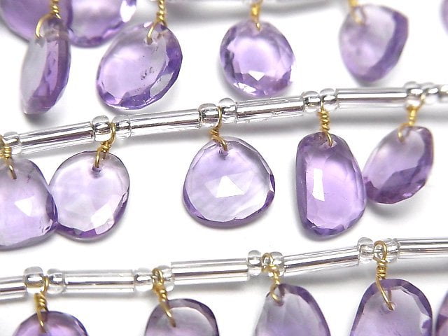 Amethyst, Free Form, Rose Gemstone Beads