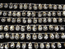 [Video] Doublet Crystal AAA Pear Shape Faceted Briolette Gold & Silver half or 1strand (12pcs)