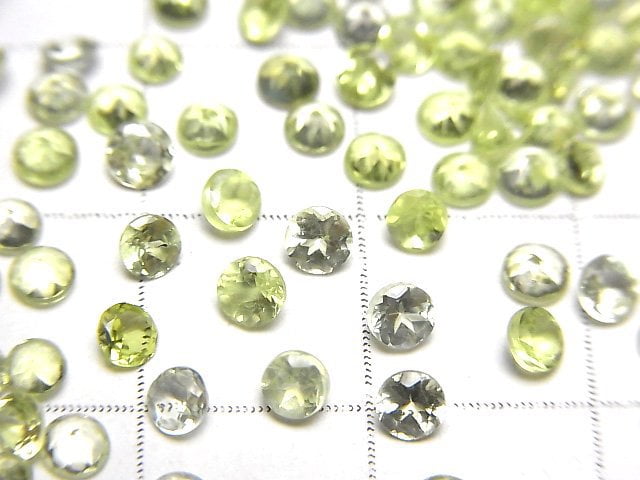 [Video] High Quality Chrysoberyl AAA- Loose stone Round Faceted 3x3mm 5pcs