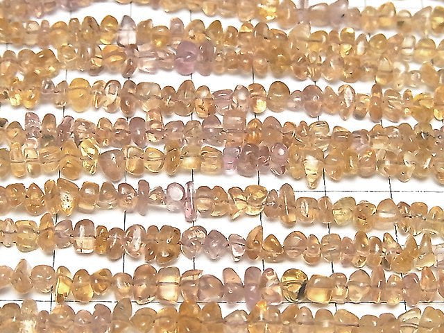 [Video]Imperial Topaz AA++ Small Nugget (Chips) 1strand beads (aprx.7inch/18cm)