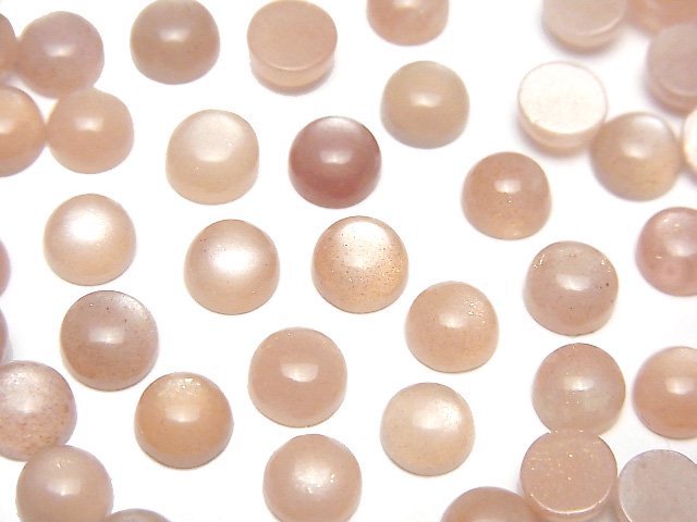 Cabochon, Moonstone Gemstone Beads