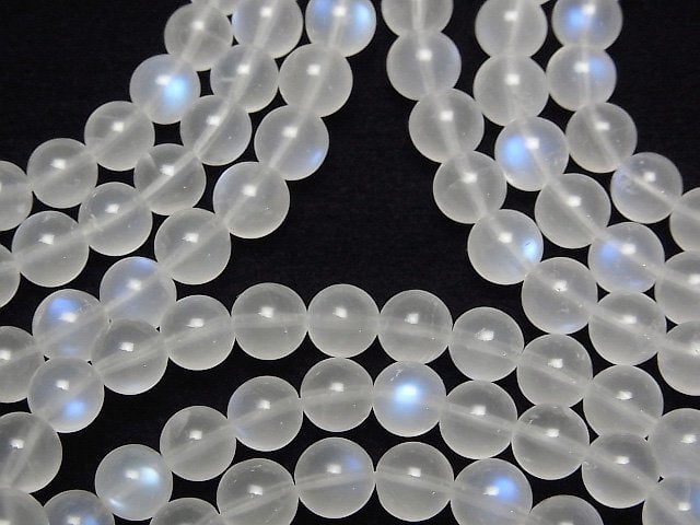[Video]Top Quality Sri Lanka Royal Blue Moonstone AAAA Round 6mm Bracelet