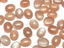 [Video] Peach Moonstone AA++ Oval Cabochon 10x8mm 4pcs