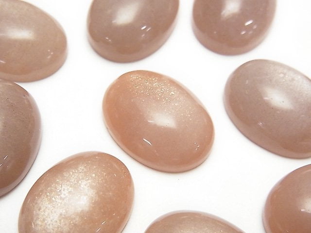 Cabochon, Moonstone Gemstone Beads