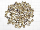 [Video] High Quality Smoky Quartz AAA Bezel Setting Pear shape Faceted 8x6mm 18KGP 2pcs