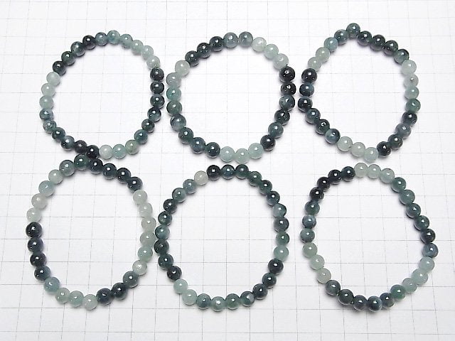 [Video] Grandidierite AA++ Round 6.5mm Bracelet