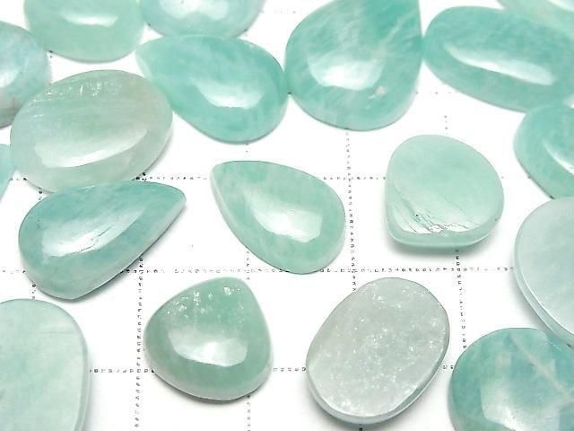 [Video] Amazonite AA++ Mixed Shape Cabochon 10pcs