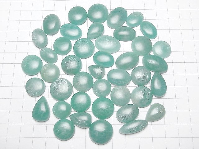 [Video] Amazonite AAA- Mix Shape Cabochon [M size] 5pcs