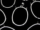 [Video] Silver925 Pendant Frame Oval 25x18mm Rhodium Plated 1pc