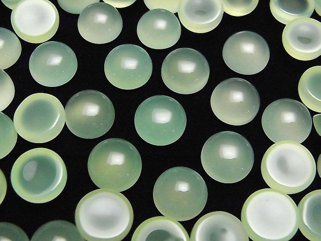 Cabochon, Chalcedony Gemstone Beads