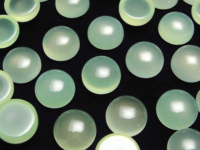 Cabochon, Chalcedony Gemstone Beads