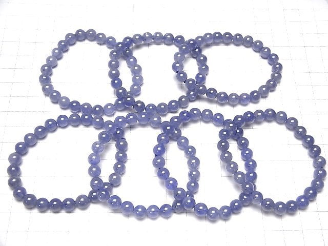 [Video] High quality Tanzanite AAA Round 7mm Bracelet