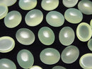 [Video] Apple Green Chalcedony AAA Oval Cabochon 10x8mm 3pcs
