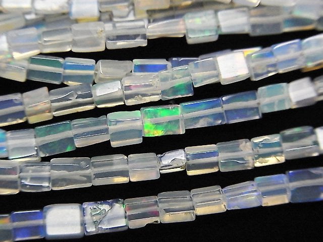 Opal, Rectangle Gemstone Beads