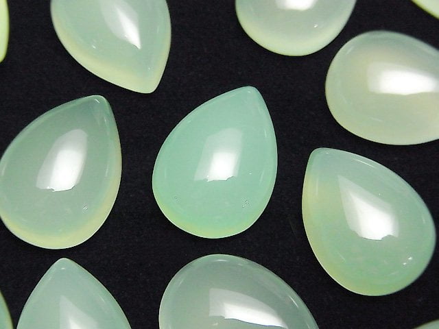 Cabochon, Chalcedony Gemstone Beads