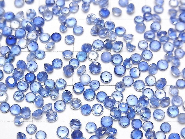 [Video]High Quality Kyanite AAA Loose stone Round Faceted 3x3mm 10pcs