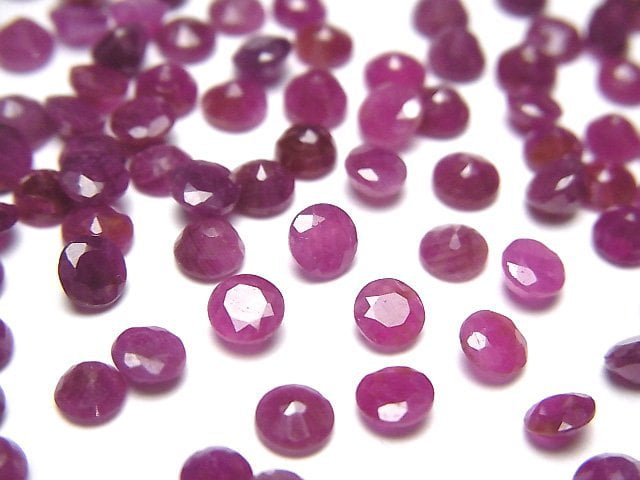 Ruby, Undrilled (No Hole) Gemstone Beads