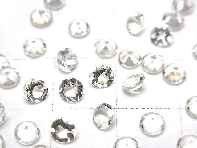 [Video]High Quality Scapolite Loose stone Round Faceted 4x4mm 5pcs