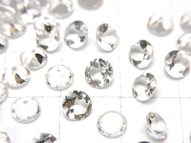 [Video]High Quality Scapolite Loose stone Round Faceted 5x5mm 3pcs