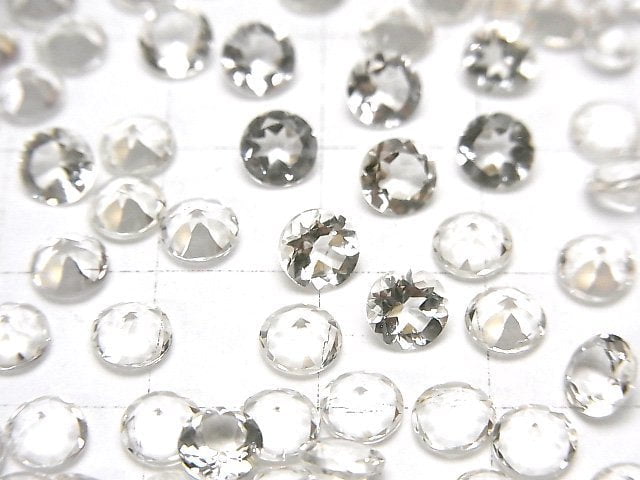 [Video]High Quality Scapolite Loose stone Round Faceted 5x5mm 3pcs