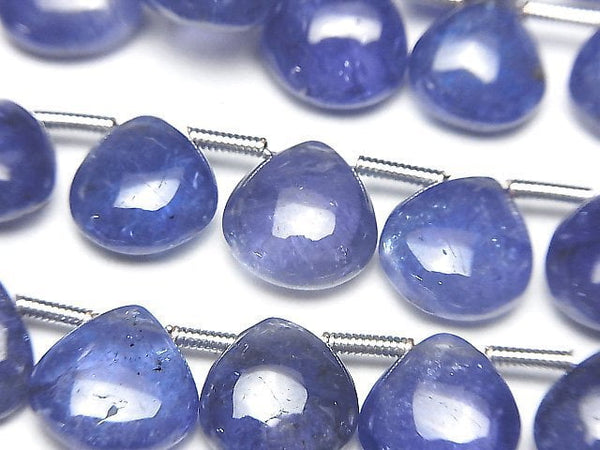 [Video]High Quality Tanzanite AAA Chestnut (Smooth) half or 1strand beads (aprx.7inch/18cm)