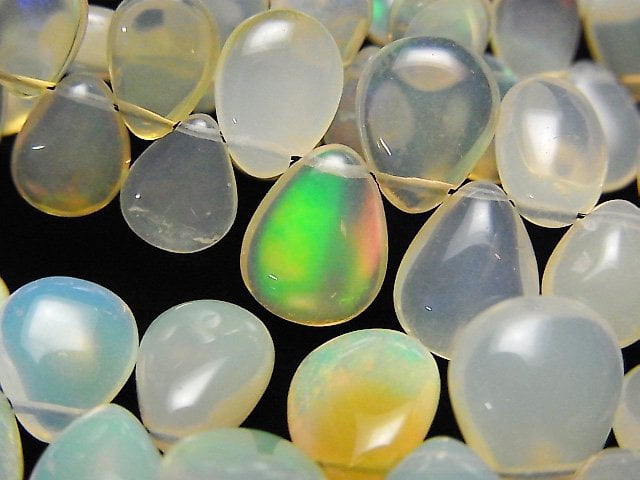 Opal, Pear Shape Gemstone Beads