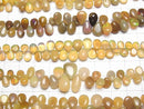 [Video]High Quality Ethiopia Opal AA++ Pear shape (Smooth) half or 1strand beads (aprx.7inch/18cm)