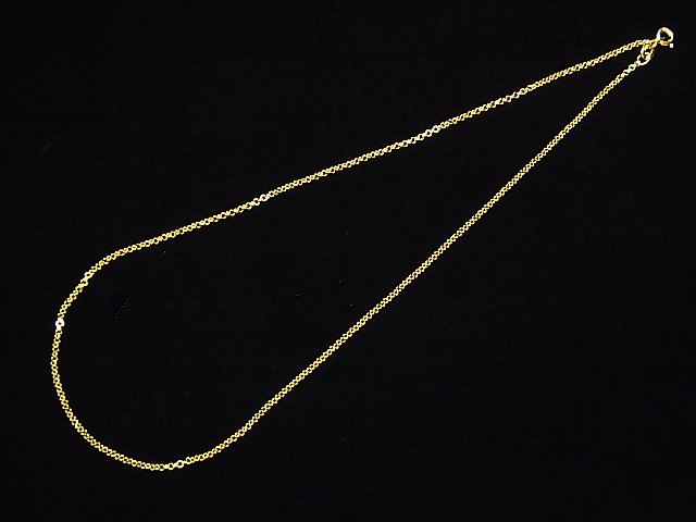 Silver925 Rolo Chain Approx 1.6mm 18KGP 10cm