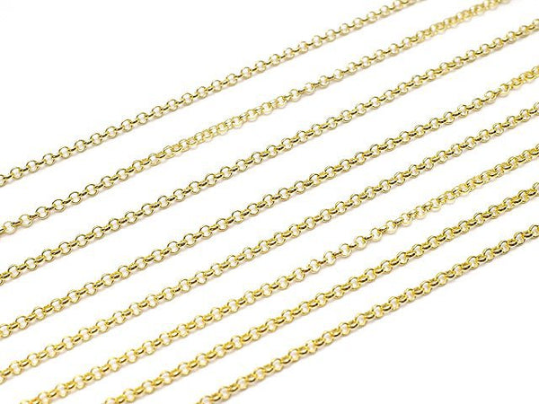 Silver925 Rolo Chain 1.6mm 18KGP [40cm][45cm][50cm][60cm] Necklace 1pc