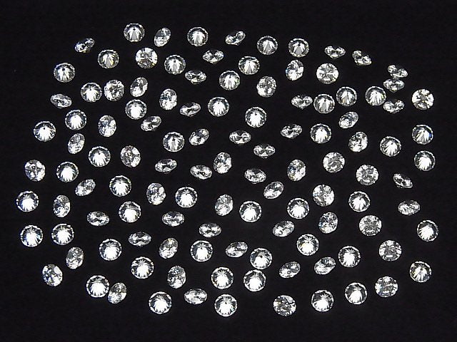 [Video] Cubic Zirconia AAA Loose stone Round Faceted 4x4mm 20pcs