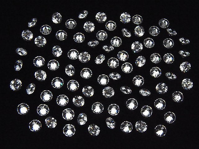 [Video] Cubic Zirconia AAA Loose stone Round Faceted 5x5mm 20pcs