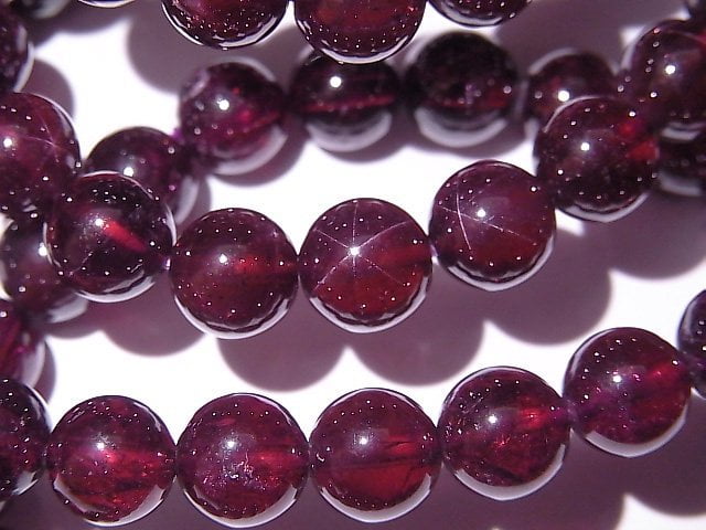 Accessories, Bracelet, Garnet, Round Gemstone Beads