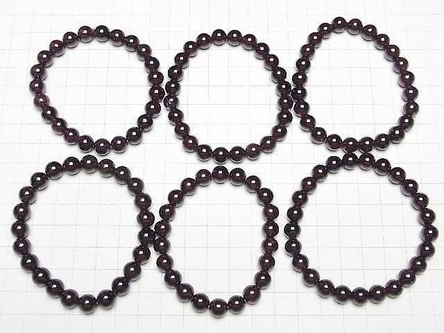 [Video]Star Garnet AAA Round 8mm Bracelet