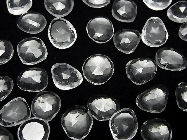 [Video] High Quality Hyalite Opal AAA Loose Stone Freeform Single Sided Rose Cut 3