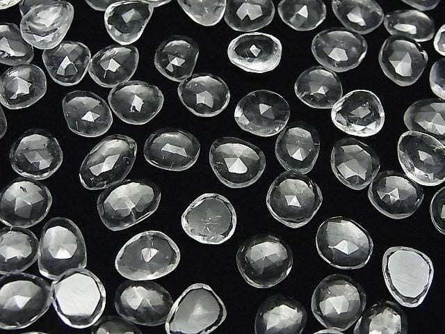 [Video] High Quality Hyalite Opal AAA Loose Stone Freeform Single Sided Rose Cut 3