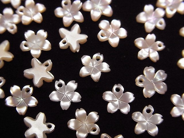 Flower, Mother of Pearl (Shell Beads) Pearl & Shell Beads