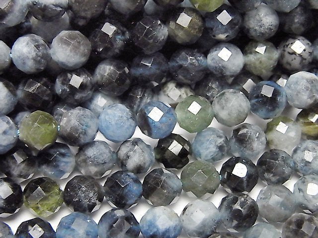 Aquamarine, Faceted Round Gemstone Beads