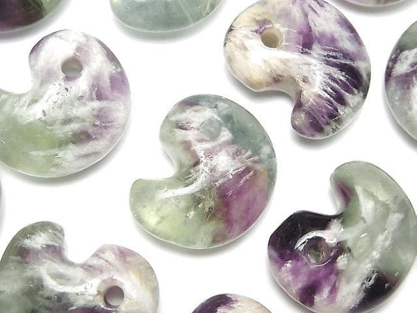 Comma Shaped, Fluorite Gemstone Beads