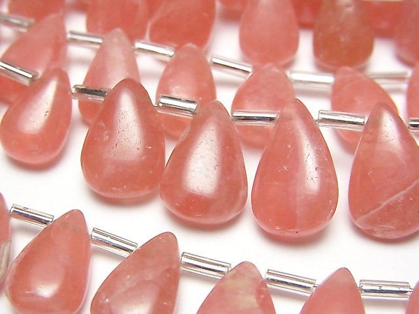 Pear Shape, Rhodochrosite Gemstone Beads