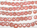 [Video] Argentina Rhodochrosite AAA- Chestnut (Smooth) half or 1strand (18pcs )
