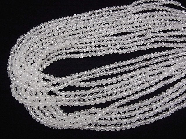 [Video]Danburite AA++ Round 4mm half or 1strand beads (aprx.15inch/38cm)