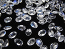 [Video]High Quality Rainbow Moonstone AAA Loose stone Oval Faceted 6x4mm 5pcs