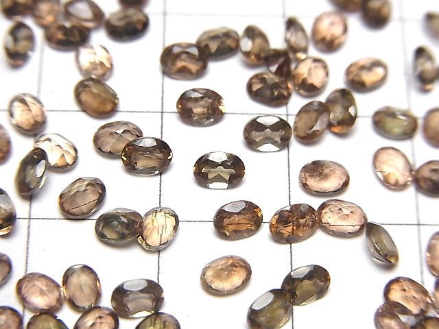 [Video]High Quality Andalusite AAA Loose stone Oval Faceted 4x3mm 5pcs