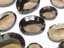 [Video]High Quality Smoky Quartz AAA Loose stone Oval Concave Cut Size Mix 5pcs