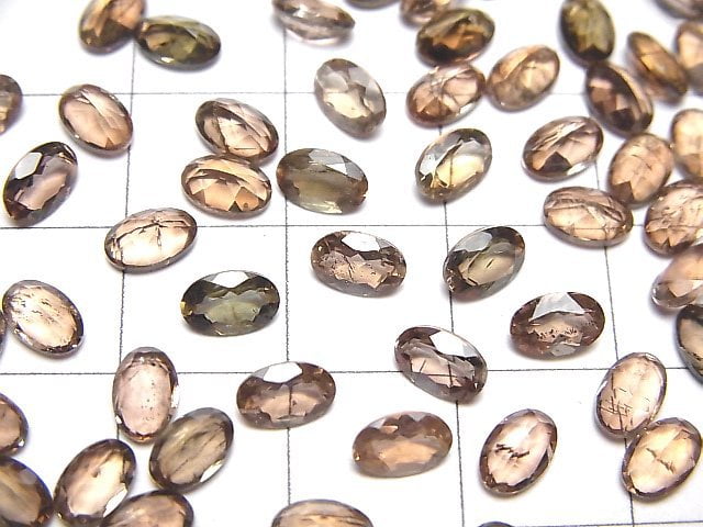 [Video]High Quality Andalusite AAA Loose stone Oval Faceted 6x4mm 5pcs